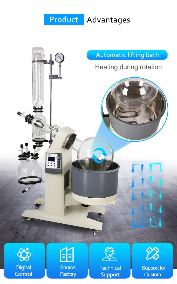 20L rotary evaporator Features