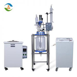 20l jacketed glass reactor