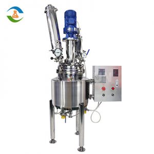 jacketed stainless steel reactor