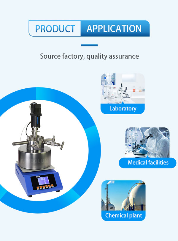 Lab scale high pressure reactor application