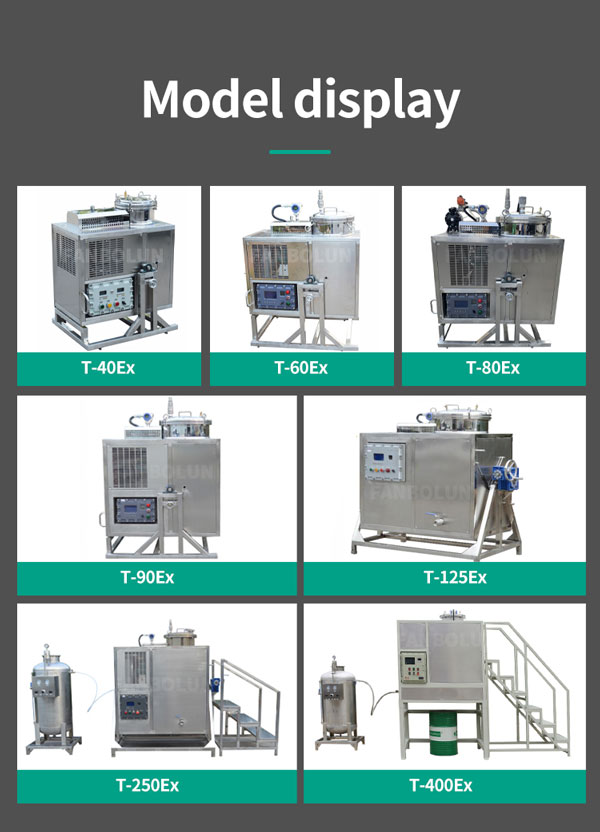 solvent recovery equipment model